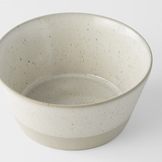 Earth Base Bowl 12.5 cm, 320 ml / White Flax Glaze