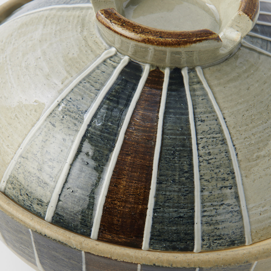 Donabe 3.4 l / Retro Stripe Glaze