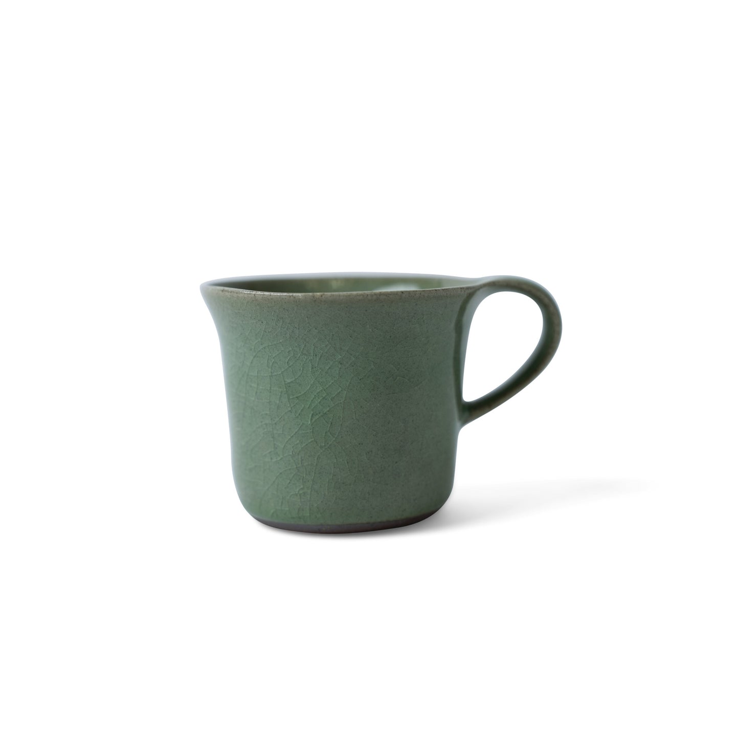 Swoop Coffee Cup 130 ml / Green Glaze / 8 cm