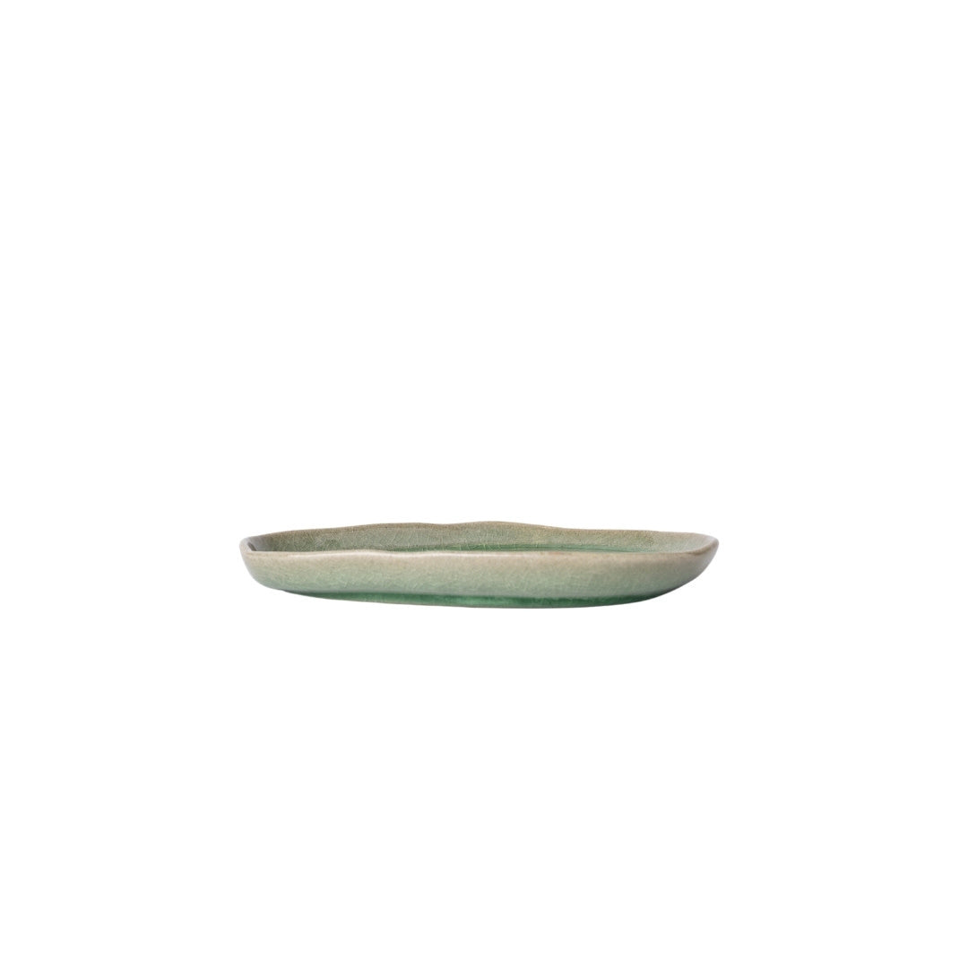 Arc Saucer / Green Glaze