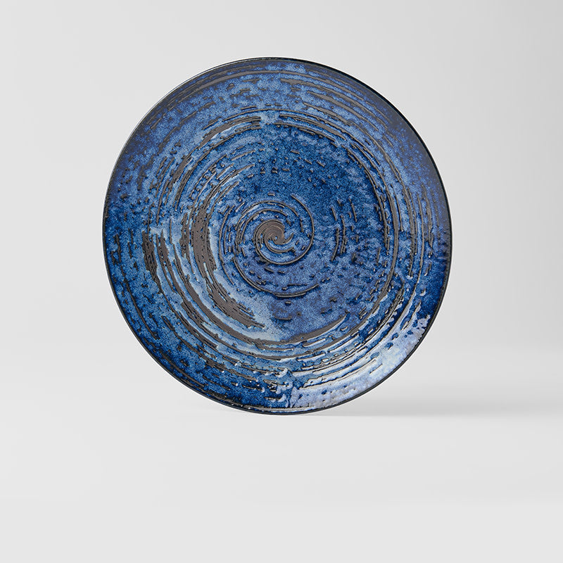 Dinner Plate, 28.5 cm, Copper Swirl Design