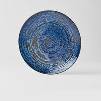 Dinner Plate 28cm Copper Swirl Glaze