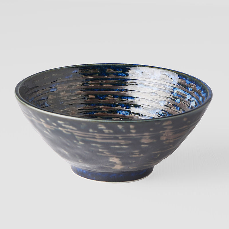 Udon Bowl, 19.5 cm, 800 ml, Copper Swirl Design