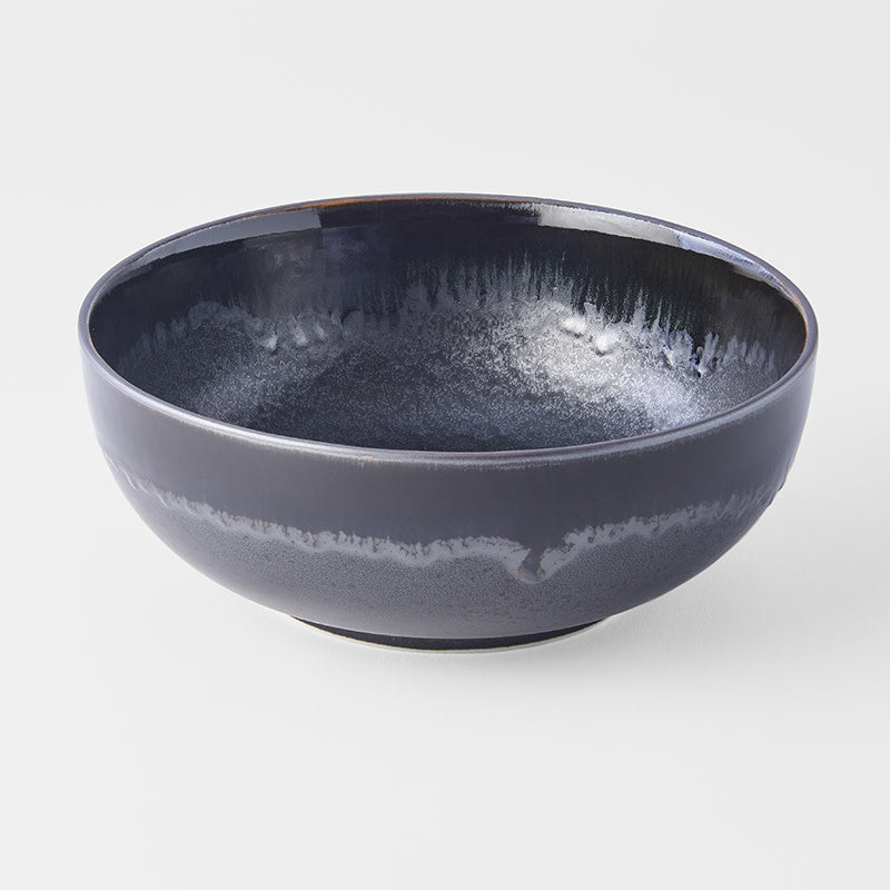 Matt Black Serving Bowl 24 cm, 1800 ml