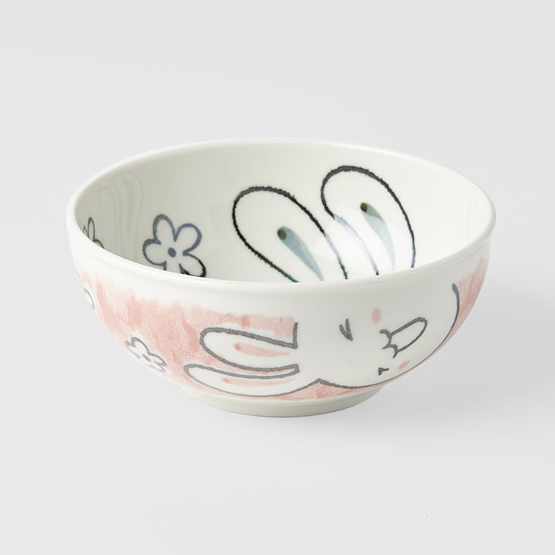 Shallow Bowl 16 cm / Simple Rabbit Design