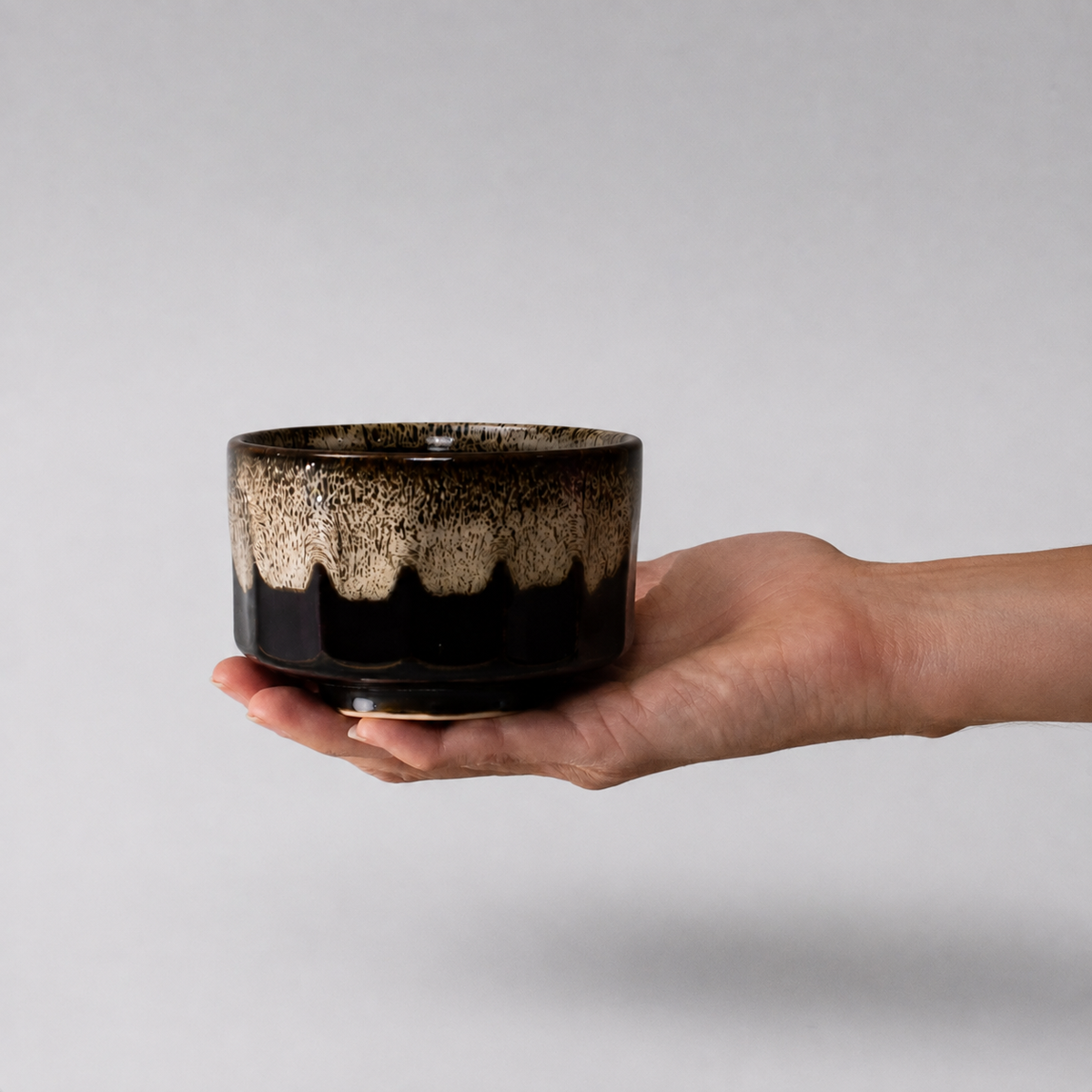 Matcha Tea Bowl 11cm Mocha Brown
