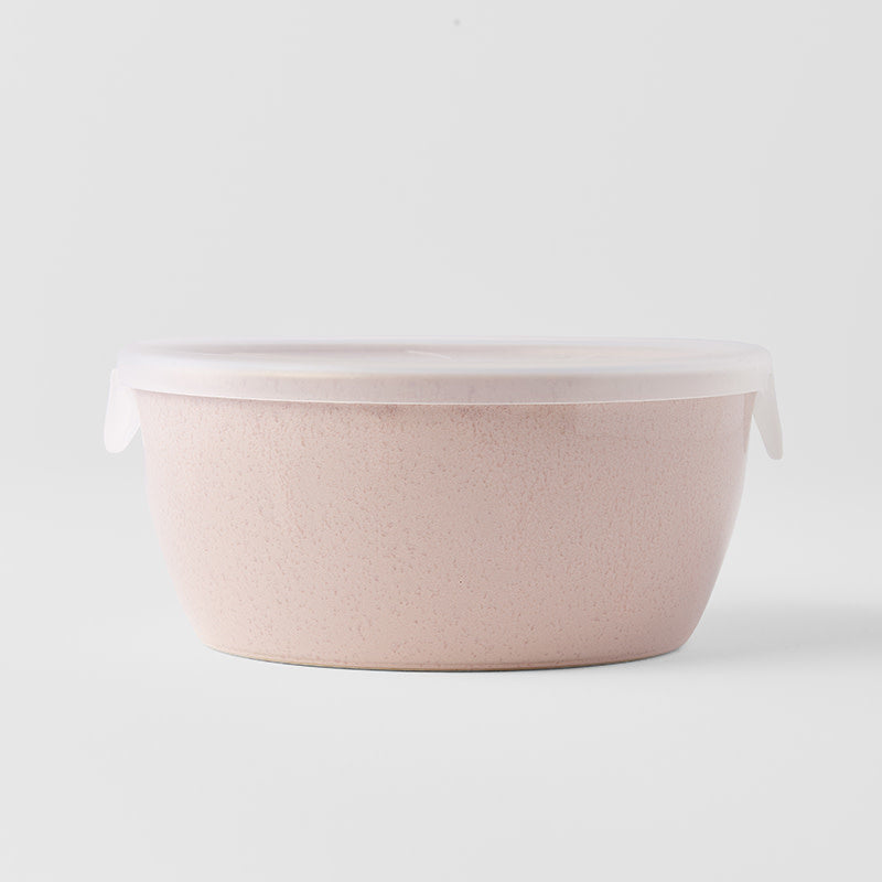 Lidded Bowl 13 cm, 400 ml / Sakura Pink Glaze