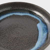 Blue Blur Plate, High Rim, 22 cm