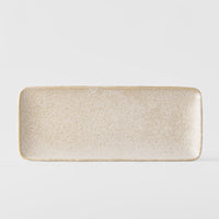 Plate Rectangular 29.5cm White Fade Glaze