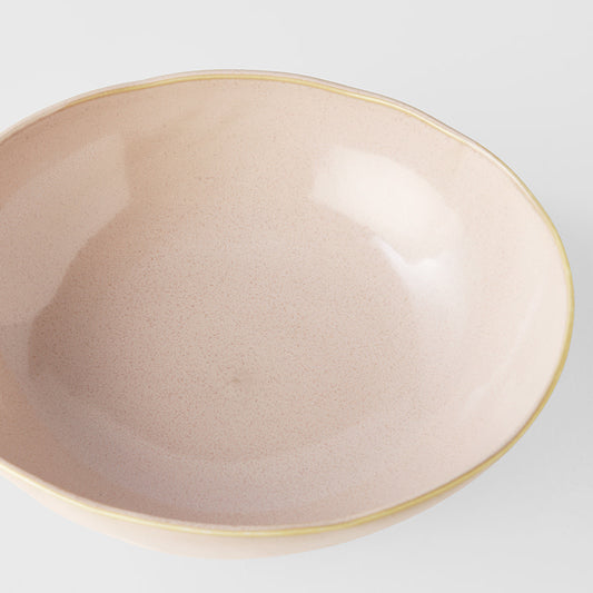 Large Oval Bowl, 20 cm, 600 ml Sakura Pink Glaze