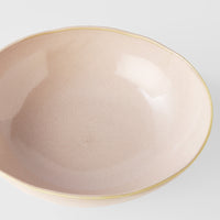 Large Oval Bowl, 20 cm, 600 ml Sakura Pink Glaze