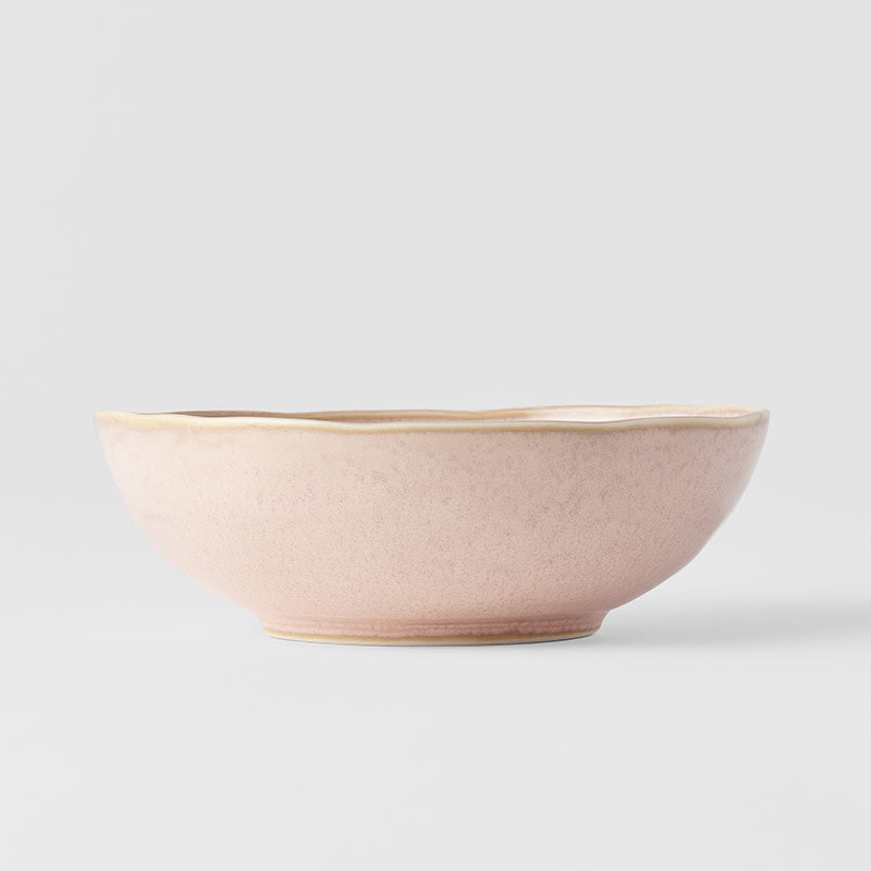 Small Oval Bowl 14 cm, 200 ml / Sakura Pink Glaze