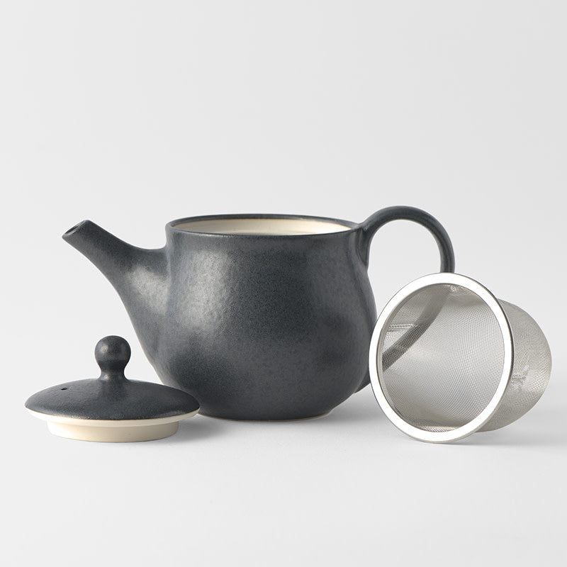 Teapot 400 ml / Matte Black Glaze