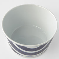 Lidded Bowl 13.5 cm, 400 ml / Loop Design Blue & White