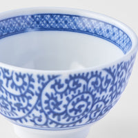 Teacup 130 ml / Blue Scroll Glaze