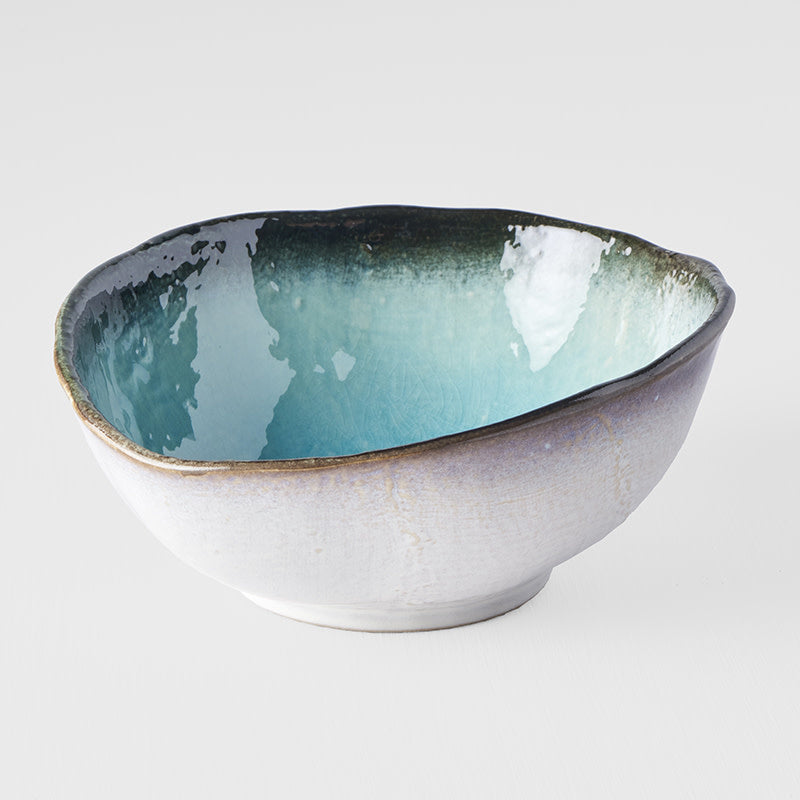 Sky Blue Oval Bowl 20.5 x 24 cm, 1200 ml