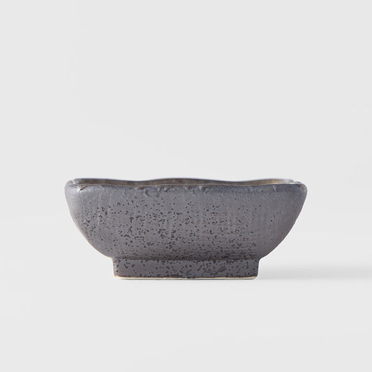 Square Sauce Dish 7 cm, 30 ml / Mingei Grey Glaze