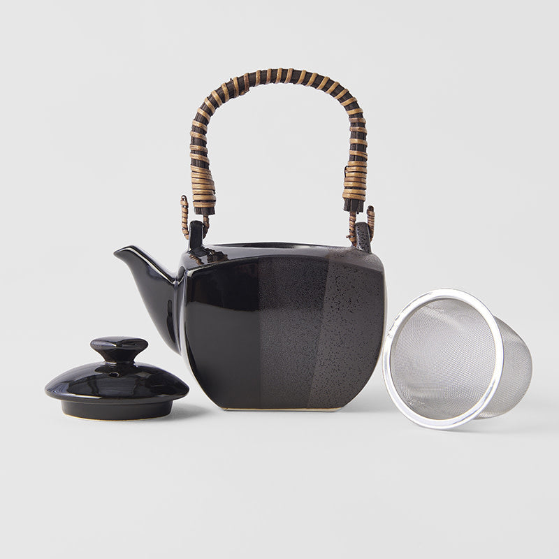 Tea Set Gunmetal 5 pcs with Strainer