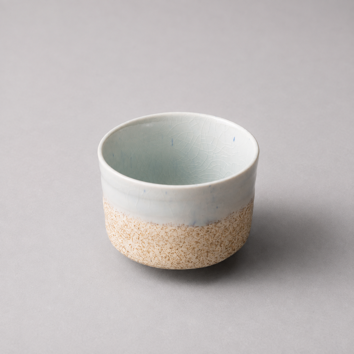 Matcha Tea Bowl 10cm Aozora Fleck