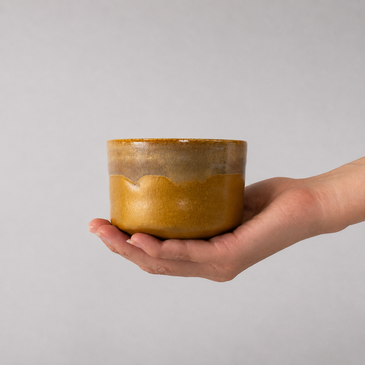 Matcha Tea Bowl 10cm Caramel