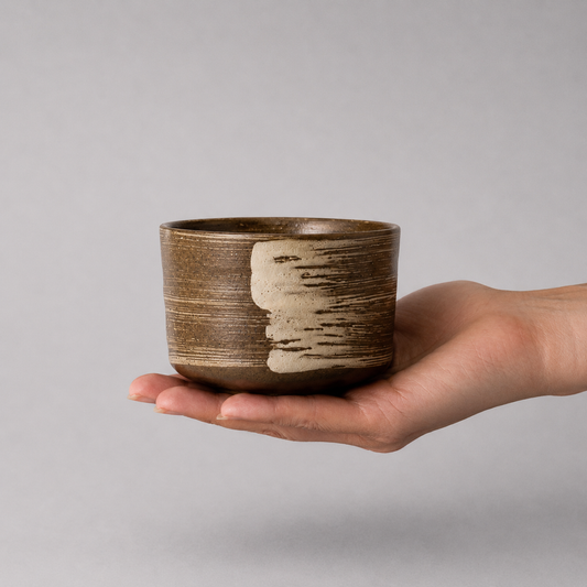 Matcha Tea Bowl 10cm Swept Earth