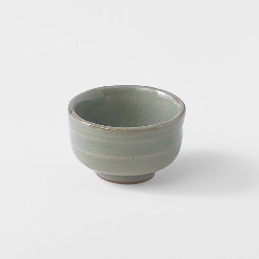 Sake Cup 35ml Celadon Glaze - Made In Japan | Japanese Tableware