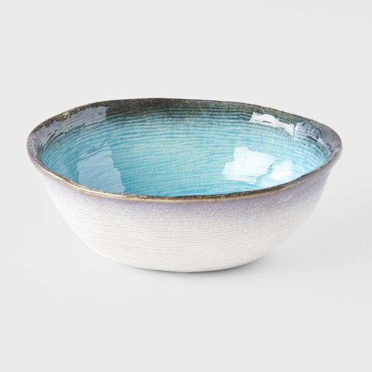 Oval Bowl 17 cm, 450 ml / Sky Blue Glaze