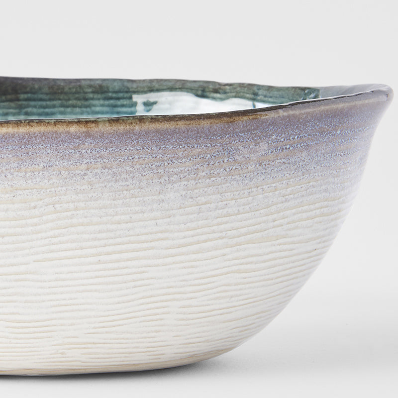 Oval Bowl 17 cm, 450 ml / Sky Blue Glaze