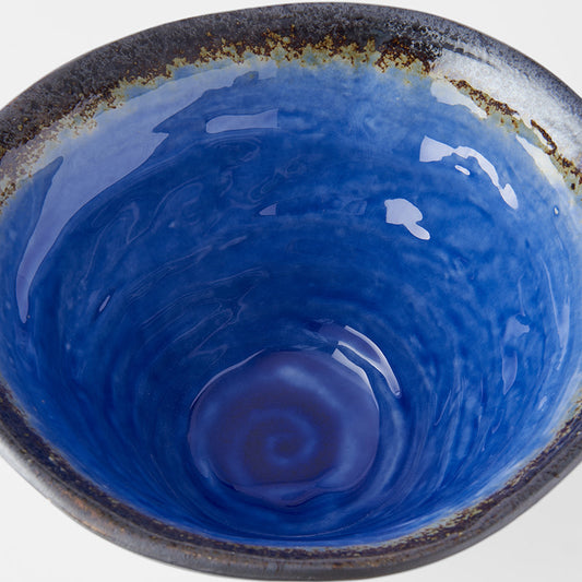 Ikebana Bowl 22 cm, 1000 ml / Cobalt Blue Glaze