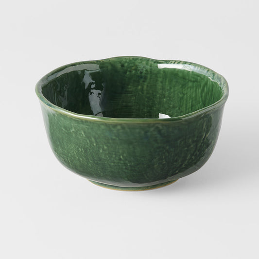Bowl Organic 14.5cm Oribe Green Glaze
