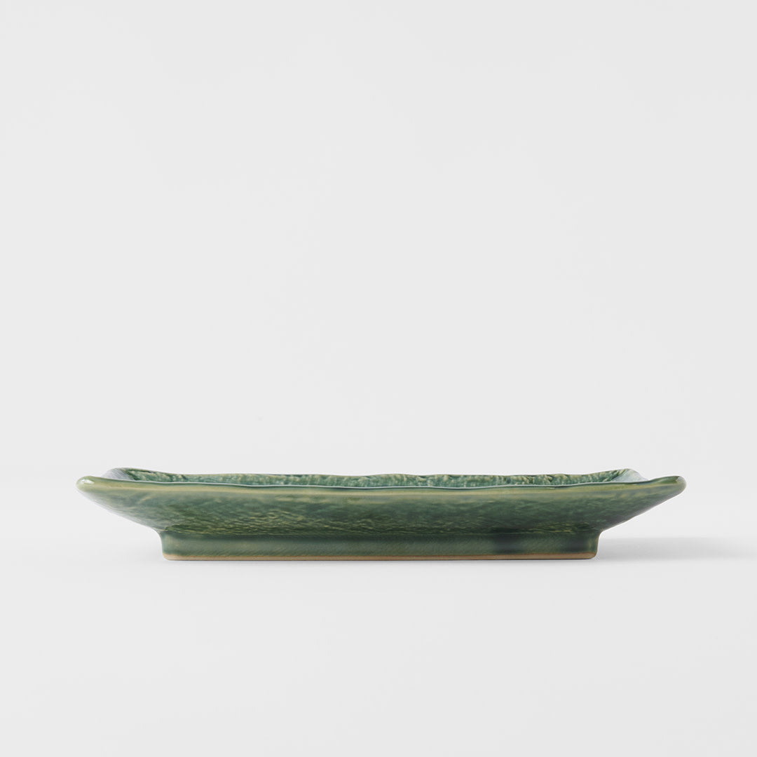 Sushi Plate 21 cm / Oribe Green Glaze