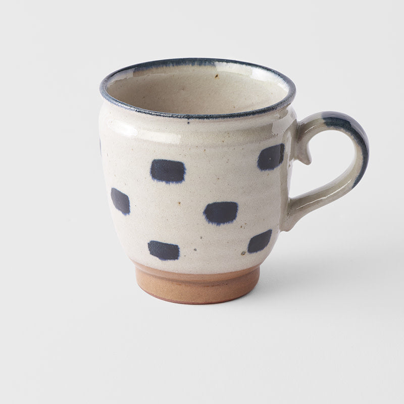 Mug With Handle 300 ml / Indigo Dot Glaze