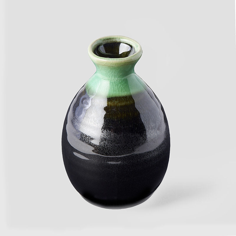 Sake Jug 300 ml / Green Drip Glaze