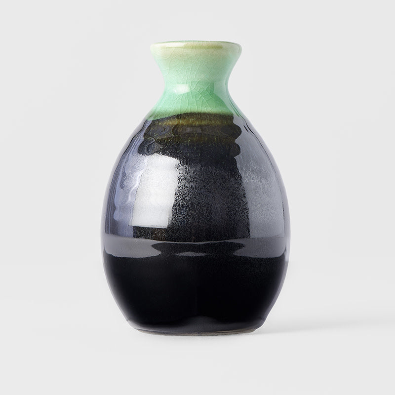 Sake Jug 300 ml / Green Drip Glaze