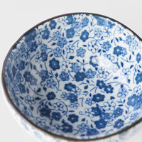 Organic Sauce Dish 10.5 cm, 100 ml / Blue Daisy Glaze