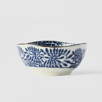 Sauce Dish 9 cm, 100 ml / Blue Scroll Pattern