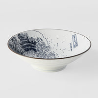 Ramen Bowl 25cm Hokusai Great Wave Design