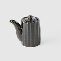 Soy Pot 125ml Shinogi Tenmokku Glaze