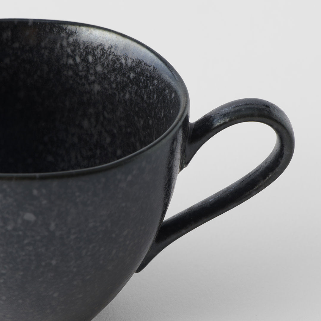 Coffee Cup 8.5 cm, 160ml / Matte Black Glaze