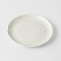 White Spiral Side Plate 21.5 cm