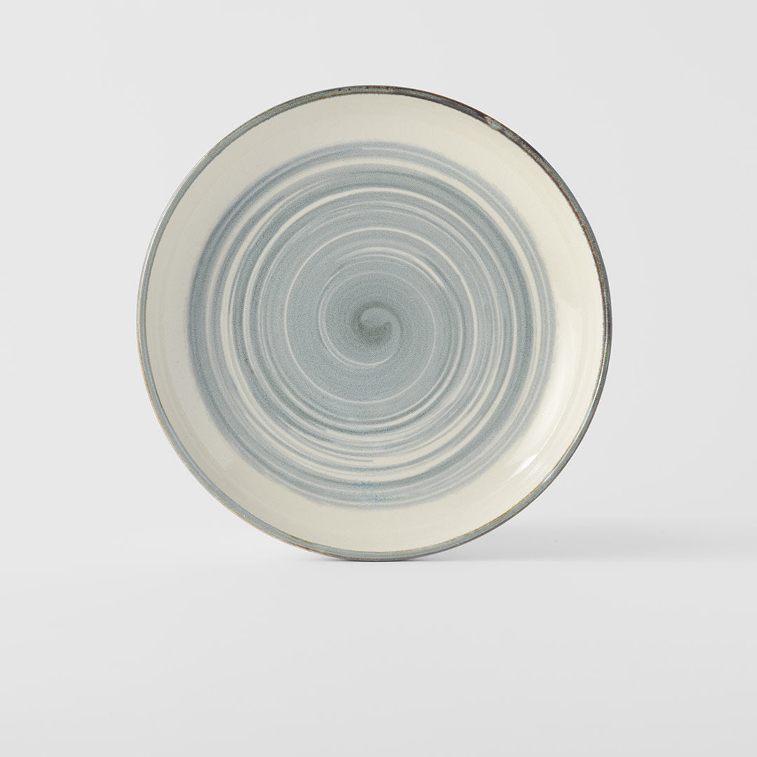 High Rim Plate 22 cm / Glacier Glaze