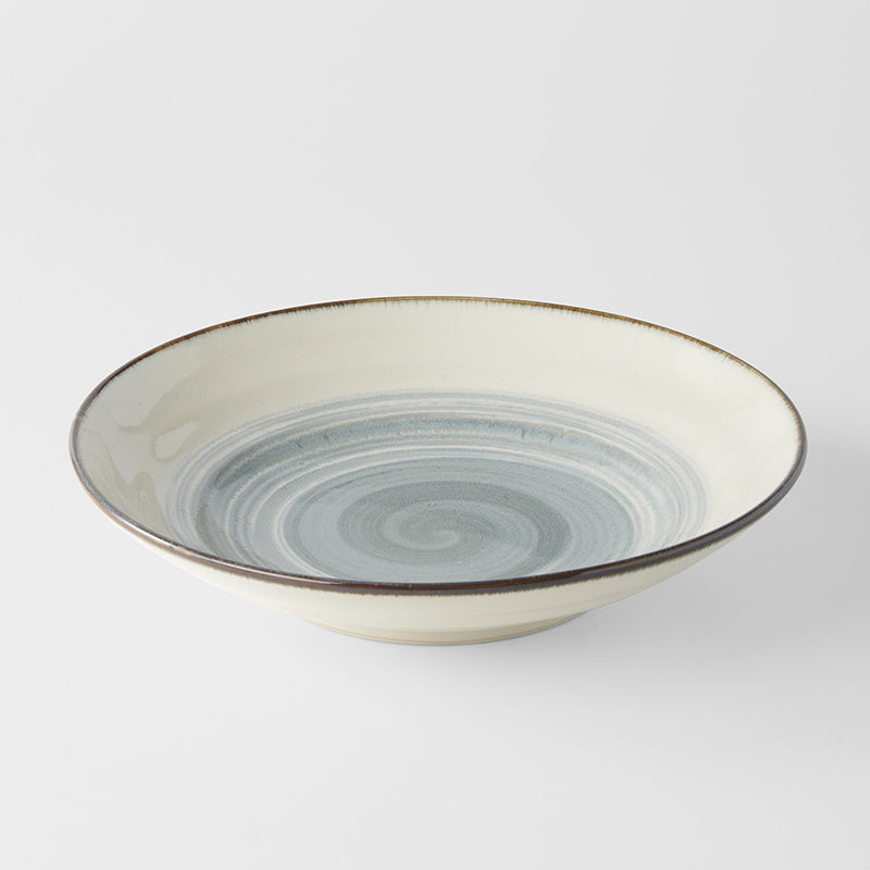 Flat Base Serving  Bowl 28.5 cm, 1200 ml / Glacier Glaze