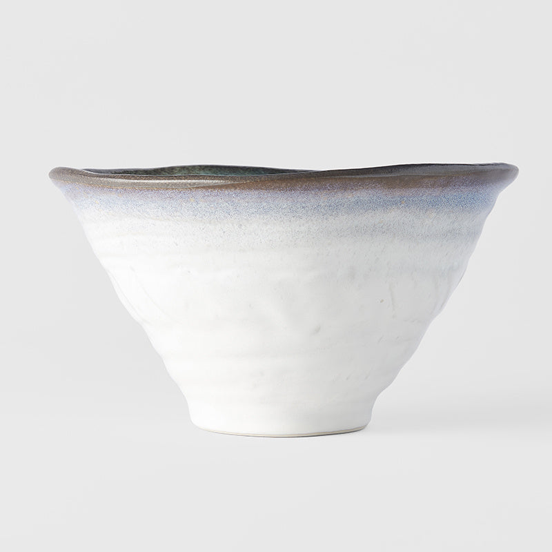 Deep Ikebana Bowl 22 cm, 900 ml / Sky Blue Glaze