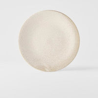 Dinner Plate 28cm White Fade Glaze