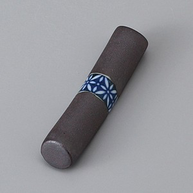 Black Cylinder Chopstick Rest / Hishi Design