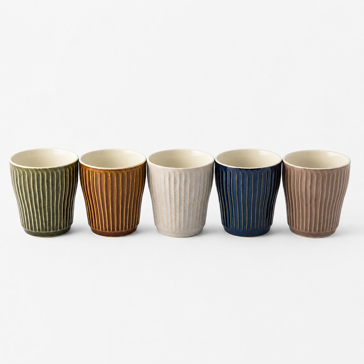 Cup Set 5pcs Autumn Glazes