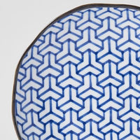 Dinner Plate 23 cm / Herringbone Pattern