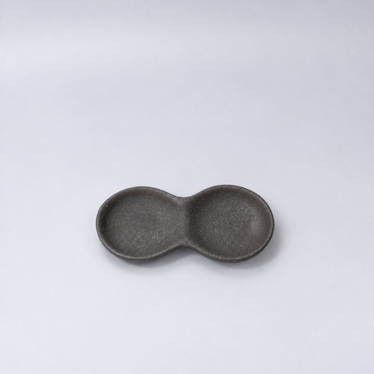 Double Sauce Dish 15.5cm Stone Slab Design