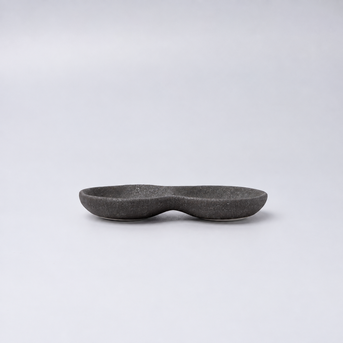 Double Sauce Dish 15.5cm Stone Slab Design
