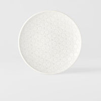Side Plate 19cm White Star Glaze